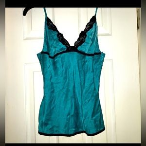 5/$25 LAST CHANCE Silkscreen Vintage Y2k tank top 100% silk camisole